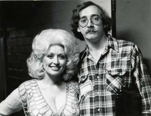 Buckley w. Dolly Parton around 1981 / photo by Bruce Schockett