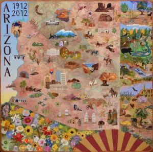 The Arizona Centennial Commemorative Quilt