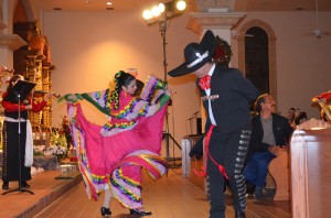 Members of Ballet Folklórico San Juan perform at San Augustine Church.